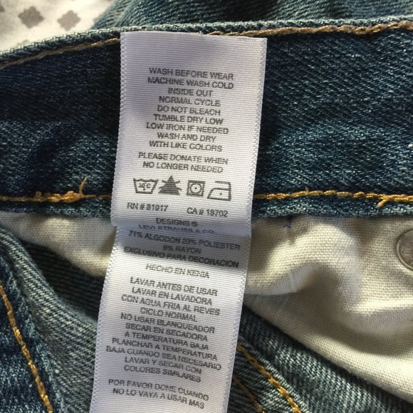 511 Levi's Jeans for Girls - Picture 13 of 15
